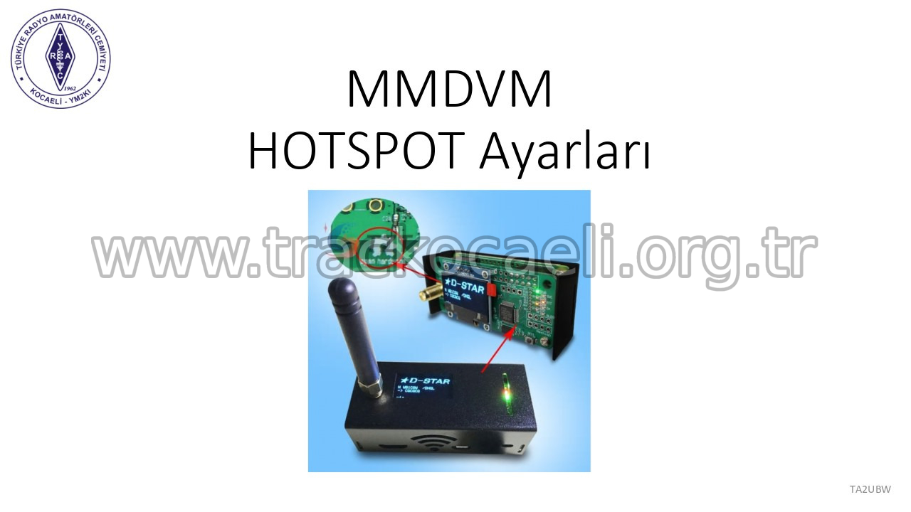 MMDVM Hotspot Ayarları
